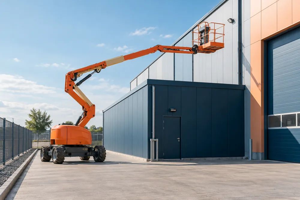 Boom Lift Hire for commercial site work in London