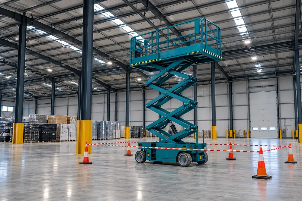 Scissor Lift Hire for commercial site work in London