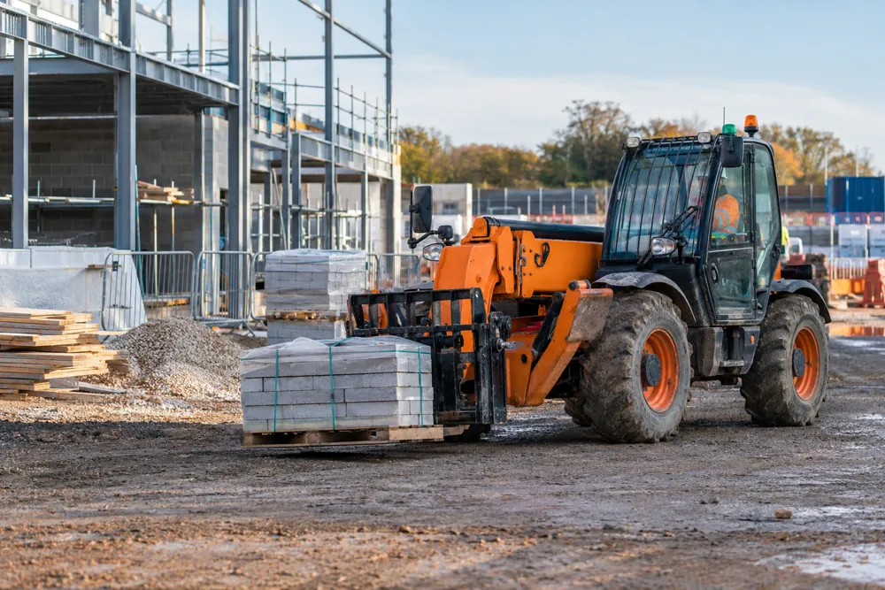 Telehandler Hire for commercial site work in London