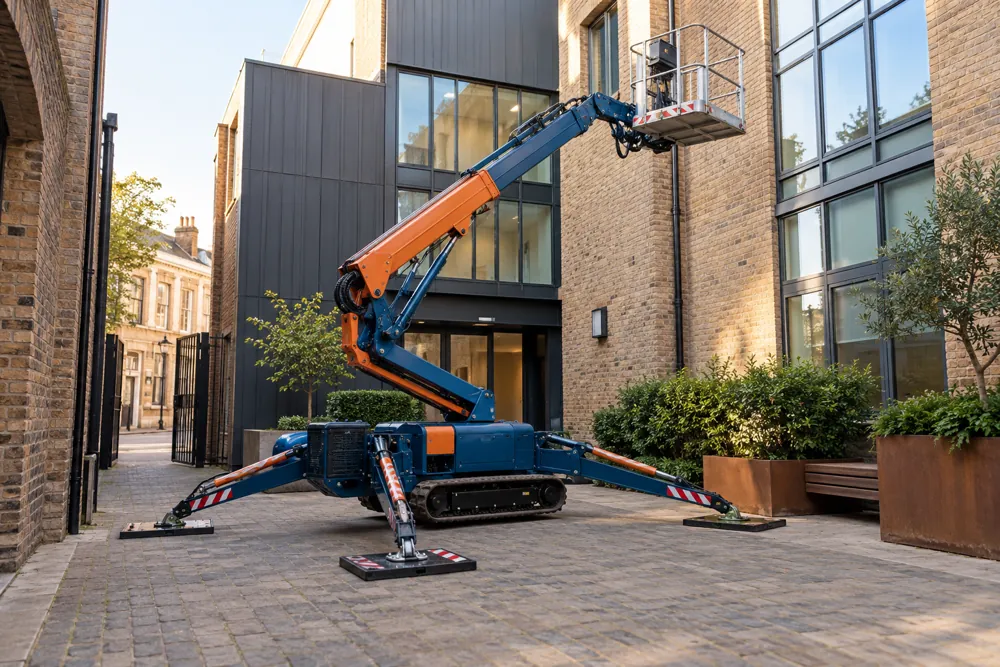 Spider Lift Hire for commercial site work in London