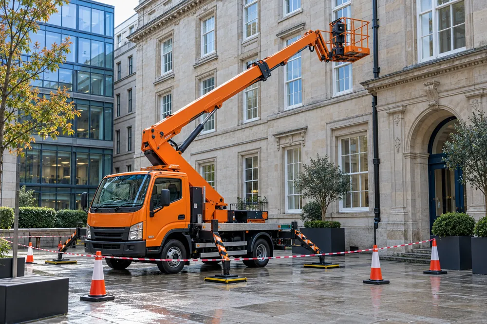 Cherry Picker Hire for commercial site work in London